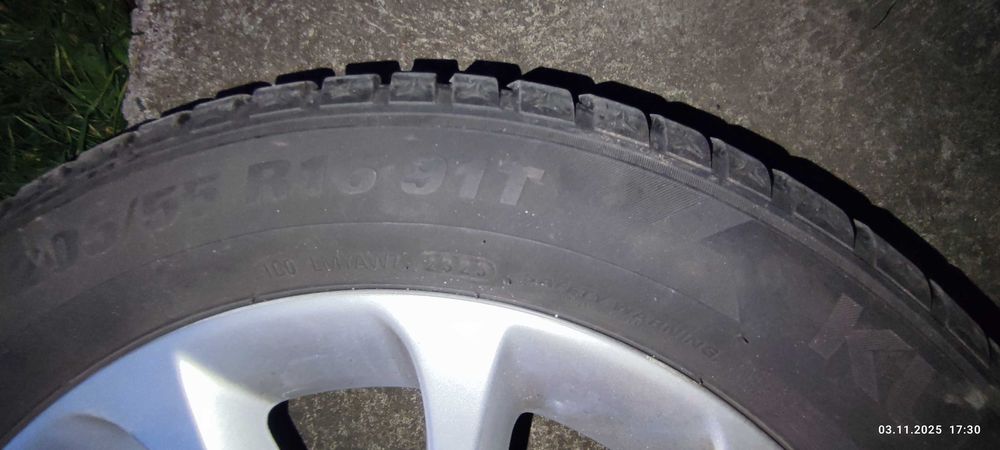Комплект 16” алуминиеви джанти Audi + зимни гуми 205/55 R16