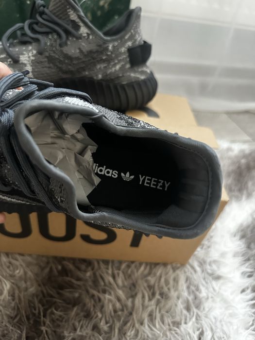 Yeezy 350 v2 black Negru dark salt 40-45