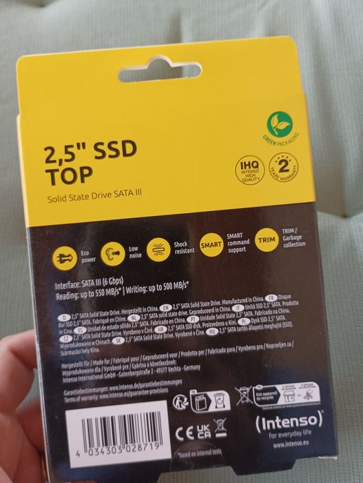 SSD HDD Sigilat - Intenso 2.5" TOP 1TB - Sata 3