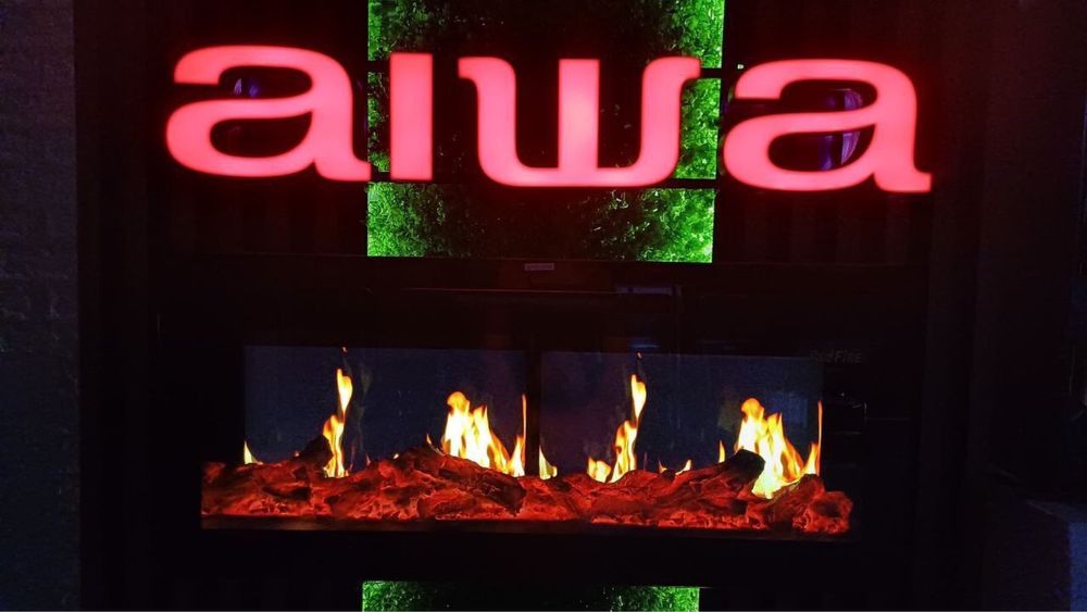 декоратив камин. Электрокамин Aiwa.Redfire.