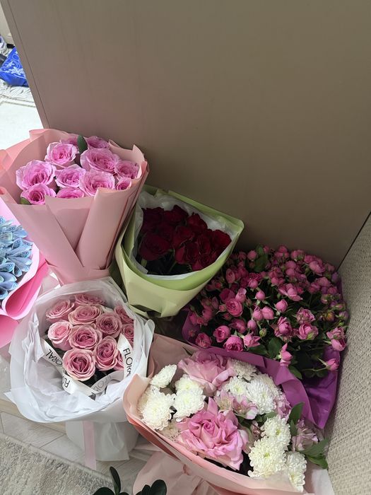 Продам Цветы букеты разные