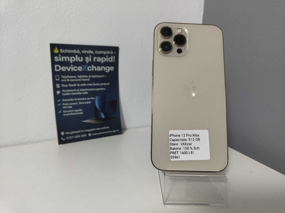 iPhone 12 Pro Max 512 GB 100% * Garantie *Buy Back * deviceXchange