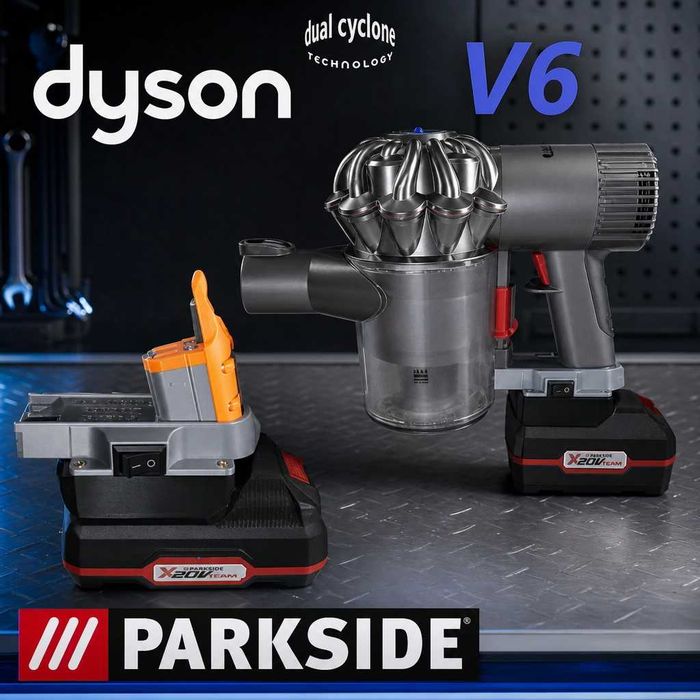 Aдаптери,Parksidе Dewalt Makita Ferm,Raider,Einhell,Hikoki,Dyson