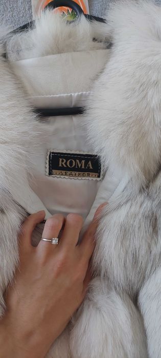 Палто естествен косъм