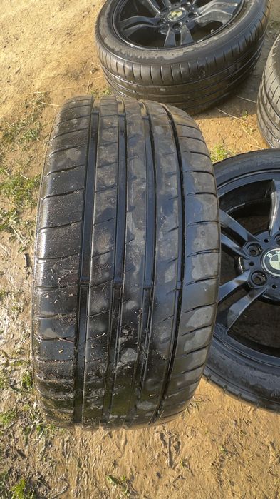 Jante cu cauciucuri+ distanțiere pentru BMW