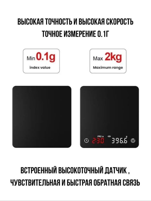 Весы с таймером для Эпрессо Smart scale KC200