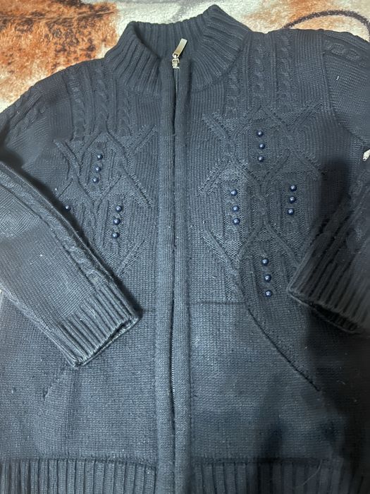 Кофты для девочки синие школьные