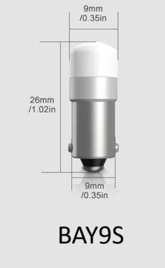 BA9S / BAX9S / BAY9S / BAW9S LED крушки 9 мм