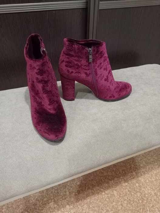 Ботильоны бархат