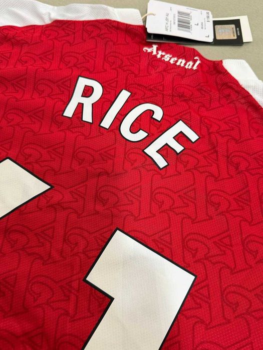 Оригинальная игровая футболка FC Arsenal Declan Rice 41 сезон 2025-26!