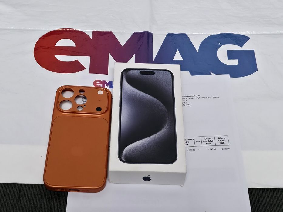 КАТО НОВ 128GB iPhone 15 Pro 5G EMAG - 2025г. Blue Titanium | Син