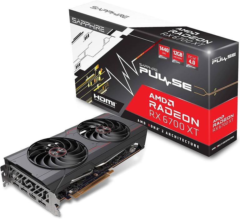 Видеокарта Sapphire Pulse AMD RX 6700 XT 12 GB