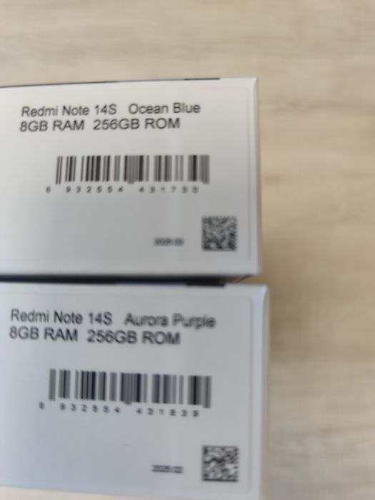 Xiaomi Redmi Note 14s 256GB Midnight / Blue / Purple 2г. Гаранция!