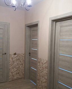 Установка дверей.