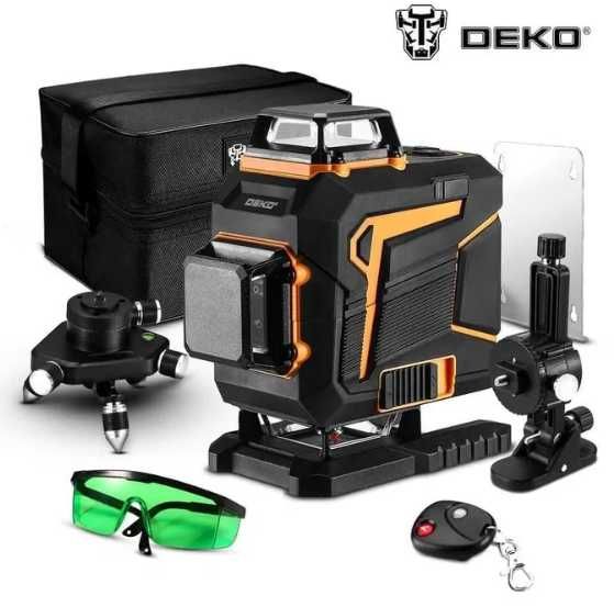 НОВ 4D Лазерен нивелир Деко Deko 16 линии