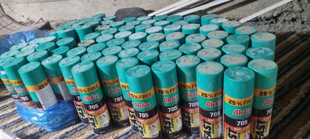 Akfix Gaz balonchasi kattasi kley yoʻq gazni oʻzi