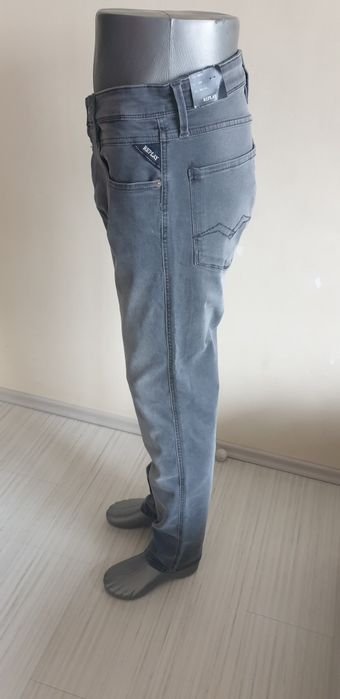 Replay Milano Anbass  Stretch Slim Fit 34/34 НОВО ОРИГИНАЛ Мъжки Дънки