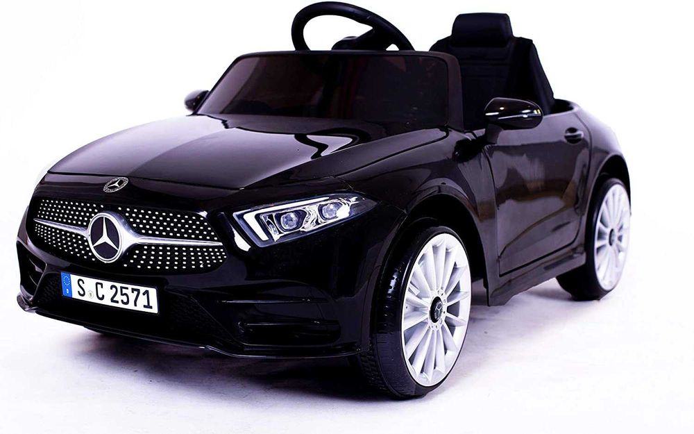 Акумулаторна кола Mercedes Benz CLS350 Металик боя 12V с меки гуми.