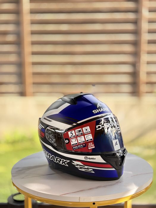 Cască moto Shark D-Skwal 3 FirstLap Full Face Helmet KBR - Blue / Red