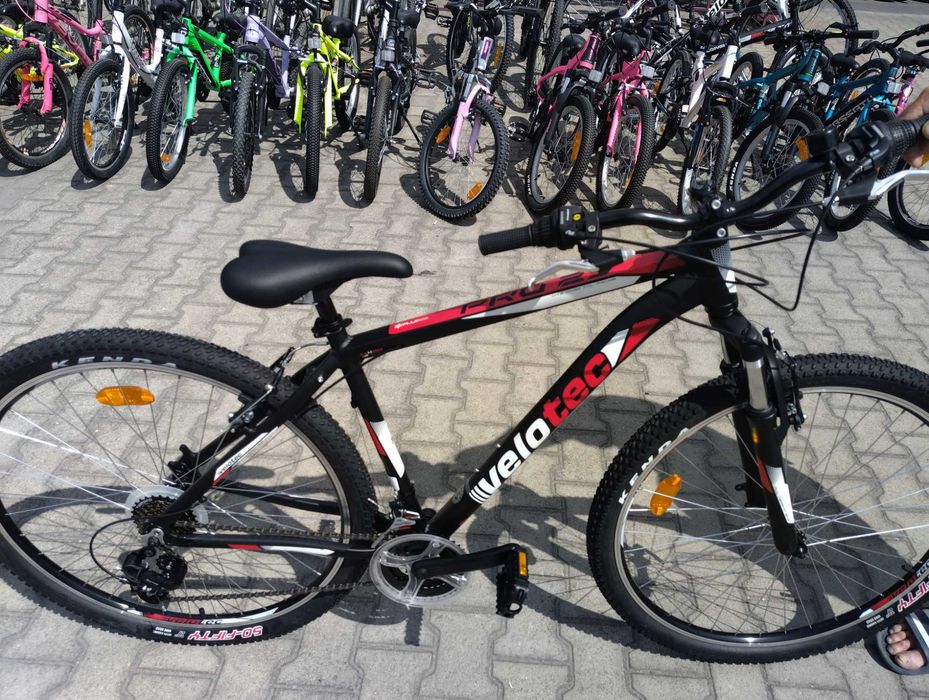 PA Алуминиев велосипед 29" Velotec PRO черен/червен