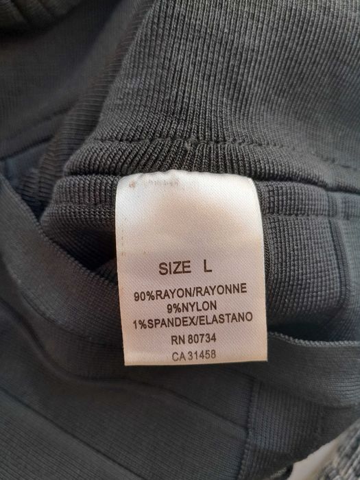 Къса черна рокля Herve Leger