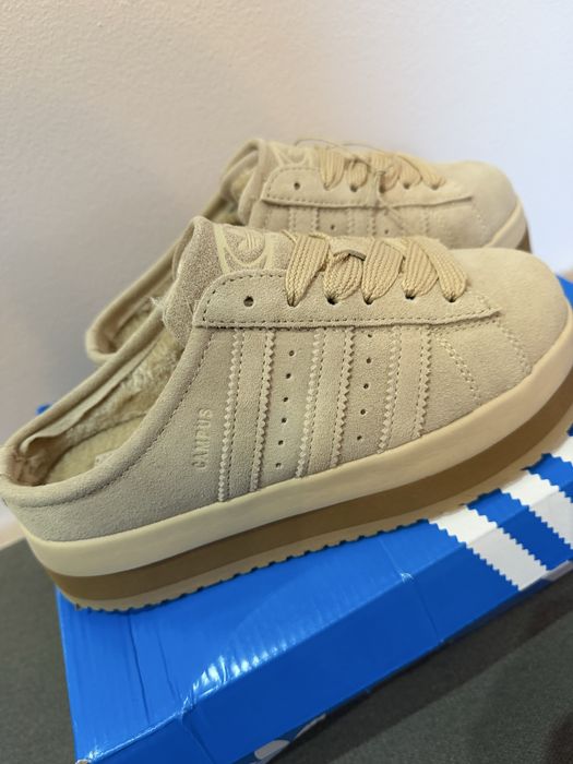 Adidas campus slippers crem 38 si 39