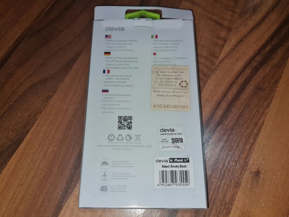 Husa silicon originala Devia Silicone Case Apple iPhone 6 6s