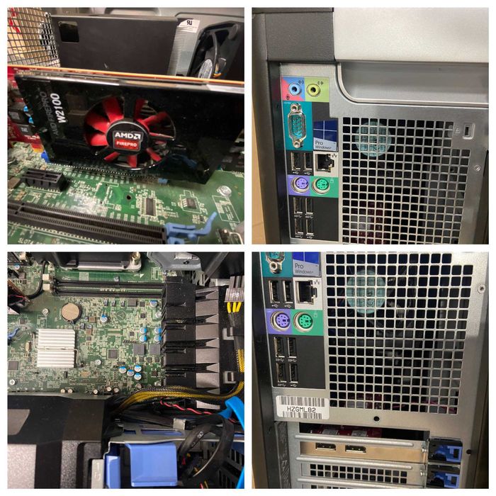 Dell T7810 2x E5-2680 v4, 32GB DDR4, AMD W2100, 7810 работна станция