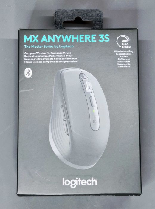 Мишка Logitech - MX Anywhere 3S, безжична, цвят graphite