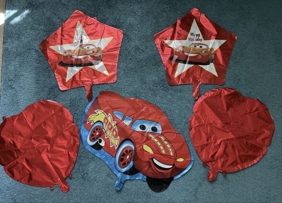 Seturi  aniversare cu masinute (constructii,politie,Cars)