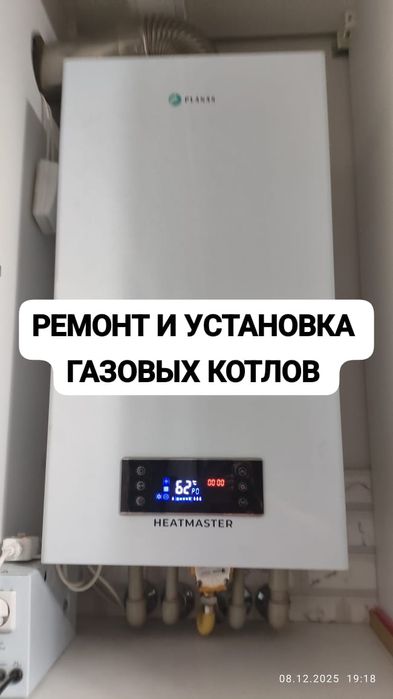 Ремонт газовых  настенных и напольных газовых котлов , установка , чис
