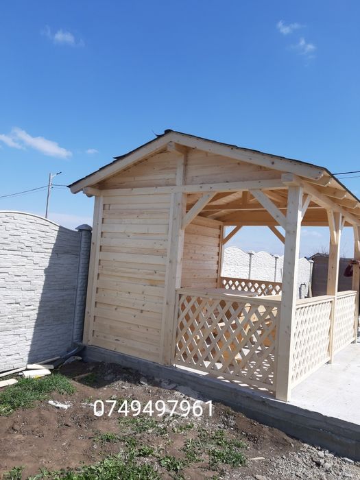 Foisoare terase din lemn pentru curte și gradina