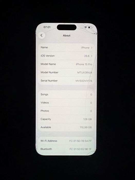 iPhone 15 Pro, 128 Gb, Natural Titanium