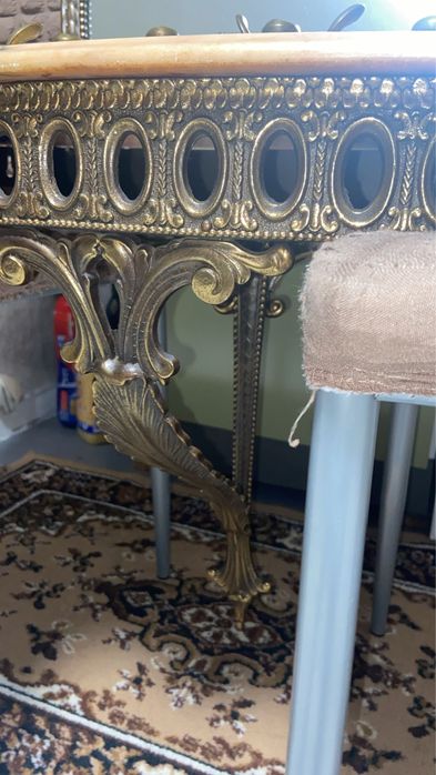 Винтидж мраморна конзола с огледало – италиански стил