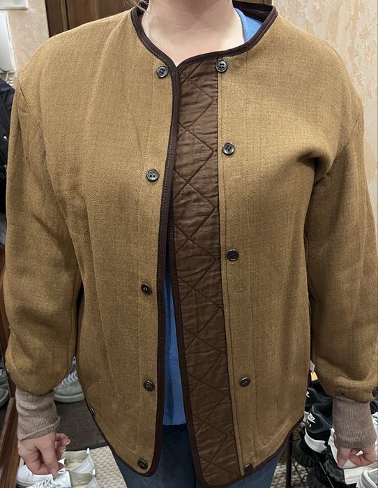 Летная кожаная куртка