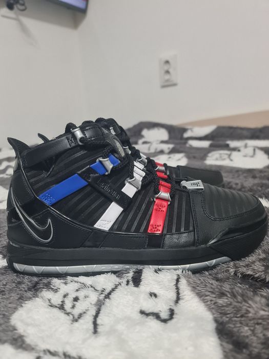 Маратонки Nike Zoom LeBron 3 Retro 'Barbershop 42.5