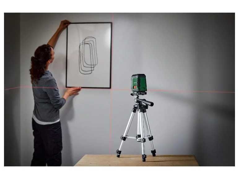 PARKSIDE лазерен нивелир с кръстосани линии и статив,PKLL 10 B4