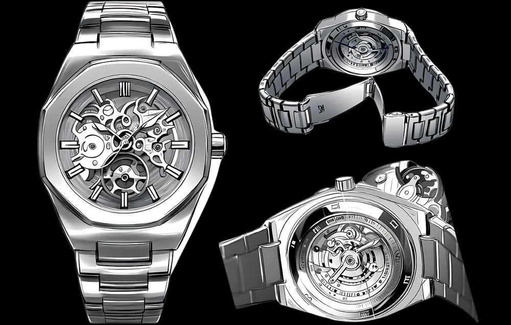 Loro Peveriente Automatic - Silver Watch Сребърен Часовник на Лото Пер