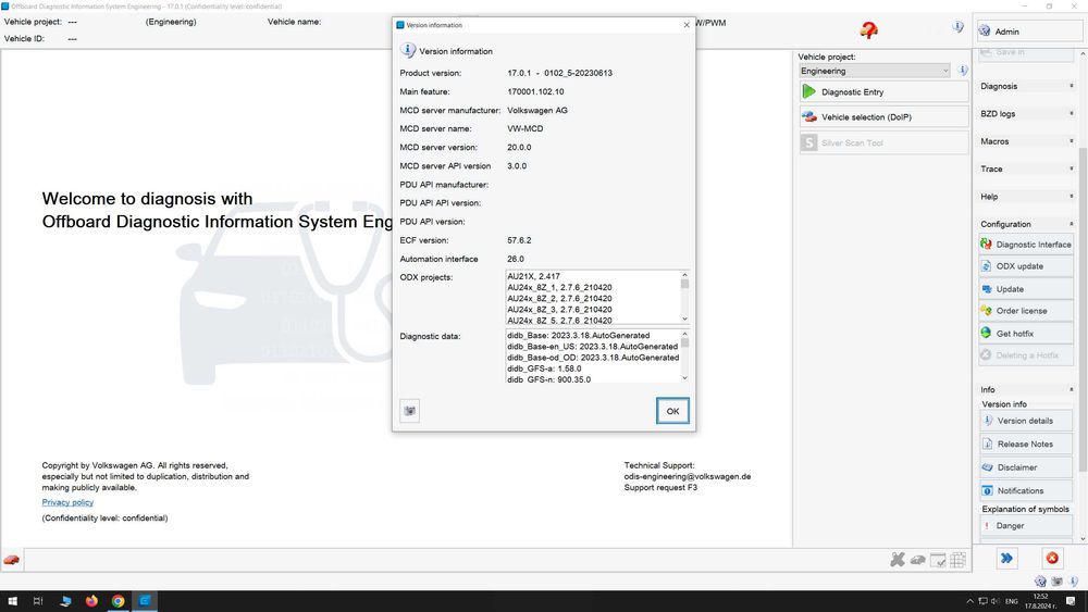 Lenovo ThinkPad 8GB , i5, 256SSD + VNCI (VAS) 6154A ODIS CAN FD DOIP