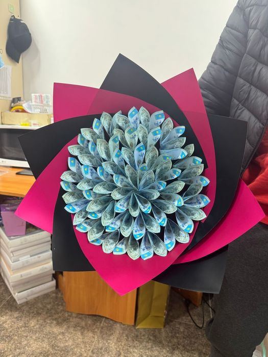 Денежный букет, букеты,букет