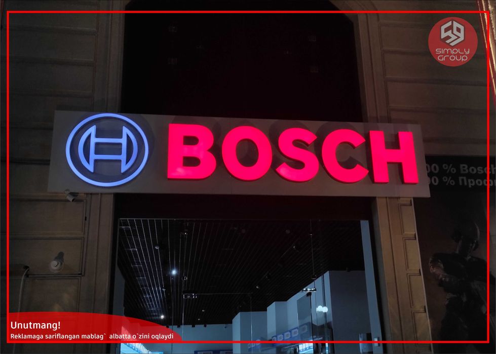 3D bo`rtma hariflar Sifatli va Arzon! zudlik bilan bajaramiz