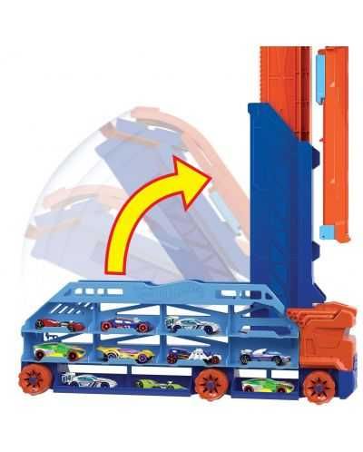 Игрален комплект камион Hot Wheels City - Автовоз и писта