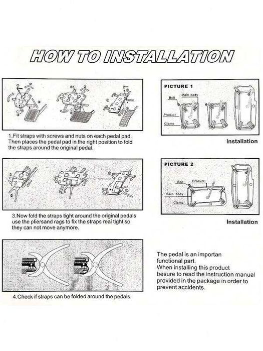 Универсални Състезателни Антихлъзгащи Педали