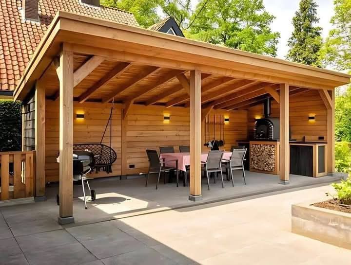 Foisoare și terase din lemn moderne