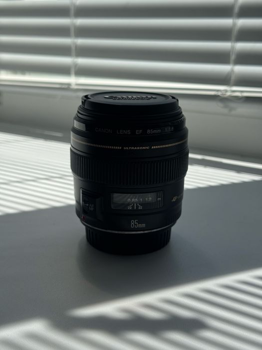 Объектив canon 85mm  1.8
