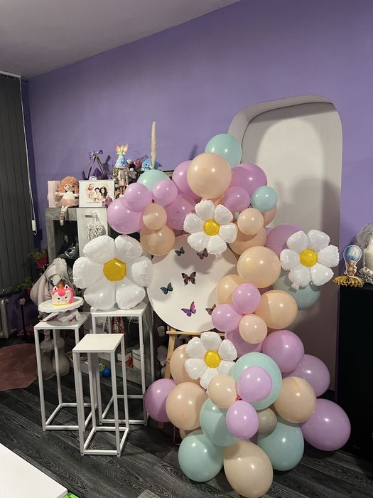 Тематична украса със Статив или Арка- Барби, пес ПатрулСкай, Маша