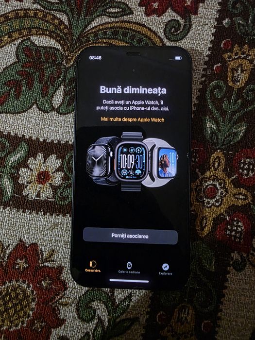 Vand Iphone 12 nelovit, 80% sanatatea bateriei+4 huse si folie