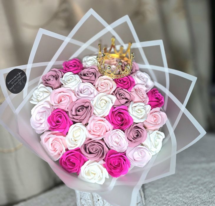 Buchete trandafiri de sapun