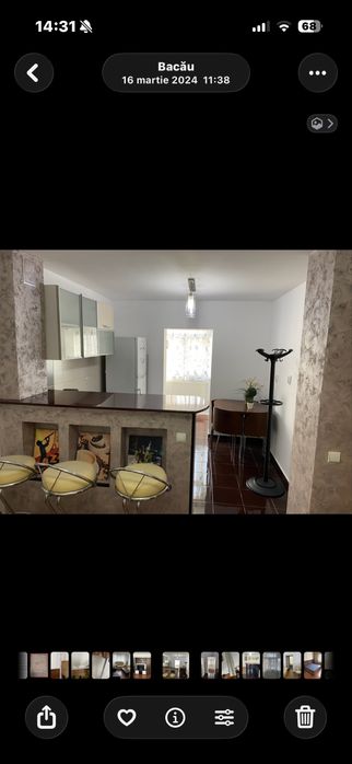 Proprietar inchiriez apartament 2 camere decomandate Stefan Cel Mare