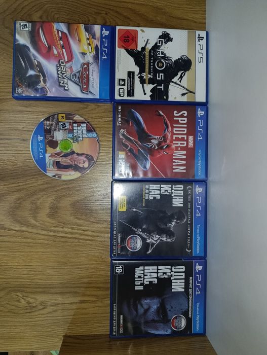 Диски на playstation 4 и 5